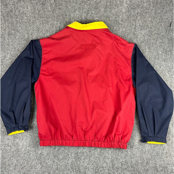 Vintage London Fog Youth Size L Large 14-16 Red Green Blue Zip Up Jacket - Picture 6 of 7